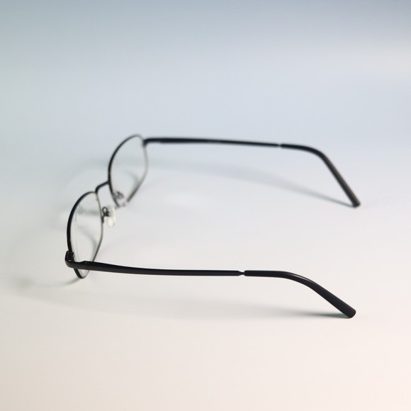 Peachtree 7719 Eyeglasses Capri Black 56-19 145 slim frame rectangle rim N5 - Picture 8 of 11